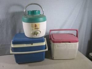 (CSB) 3 Coolers - Coleman - Rubberm...