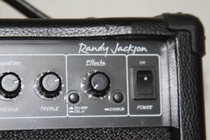lot 38 image: Randy Jackson 15W 15 Watt Light & Portable Guitar  Audio Amplifier