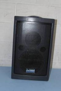 lot 46 image: Anchor Audio 50-Watt Powered Pro Audio PA Public Address Speaker with Built-in Wireless Microphone Receiver
