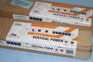 lot 79 image: Lot of 2 - New in Box - Middle Atlantic Essex 8-Outlet Power Strip Units - Model PWR-8-V