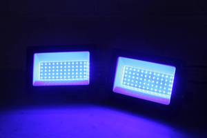 lot 95 image: Qty 2 - Onforu 100-Watt 100W IP66 Waterproof LED Flood Lights  - Modelu UFLBR008102