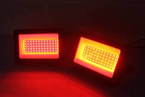 lot 97 image: Qty 2 - Onforu 100-Watt 100W IP66 Waterproof LED Flood Lights - Modelu UFLBR008102