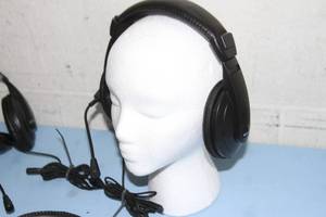lot 98 image: Miscellaneous LOT of Audio Headphones  Headsets with Microphones