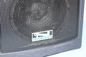 lot 108 image: Anchor Audio 50-Watt Powered Pro Audio PA Public Address Speaker with Built-in Wireless Microphone Receiver