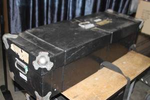 lot 115 image: Draper Cinefold Truss-Style Portable Folding Video Projection Screen with BOTH Front AND Rear Screen Projector Surfaces
