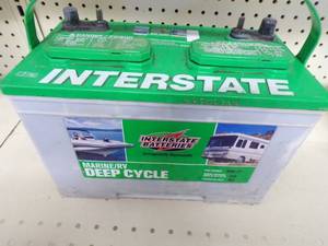 lot 16 image: Interstate Deep Cycle Battery