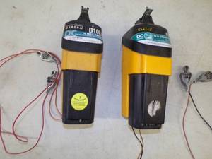lot 39 image: Pair of DC Low Impedance Electric Fence Controller