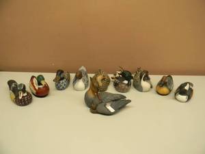 lot 12 image: WATERFOWL COLLECTION - 10 VARIOUS PIECES - APPROX 6 By 5 - NICE - SEE PICTURES