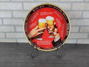 lot 3053 image: Vintage Grain Belt Beer Tray - Approx. 13 Diameter