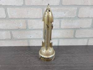 lot 3062 image: Vintage Diecast The Satellite Bank Rocket Bank - Made by Duro Mold & Mfg. Co. - Approx. 10.5 Tall - Stockholm State Bank in Stockholm, SD