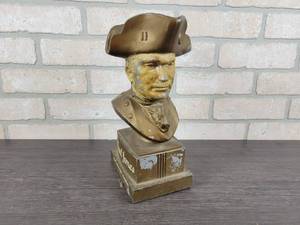 lot 3066 image: Vintage Paul Jones Blended Whiskey Diecast Bust Store Display - Approx. 11.5 Tall