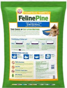 4 bags Feline Pine Cat Litter  80 pounds total