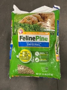 4 bags Feline Pine Cat Litter  80 pounds total