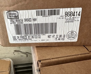 1 Case - Frozen Sliced Smoked Ham - 12 Lbs Per Box