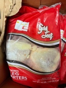 1 Case - Frozen Chicken Thighs   510lbs bags