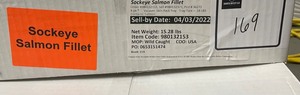 1 Case - Frozen Sockeye Salmon Fillets