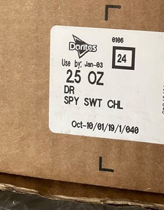 1 case of Doritos - Spicy Sweet Chili Chips - 24 bags per case