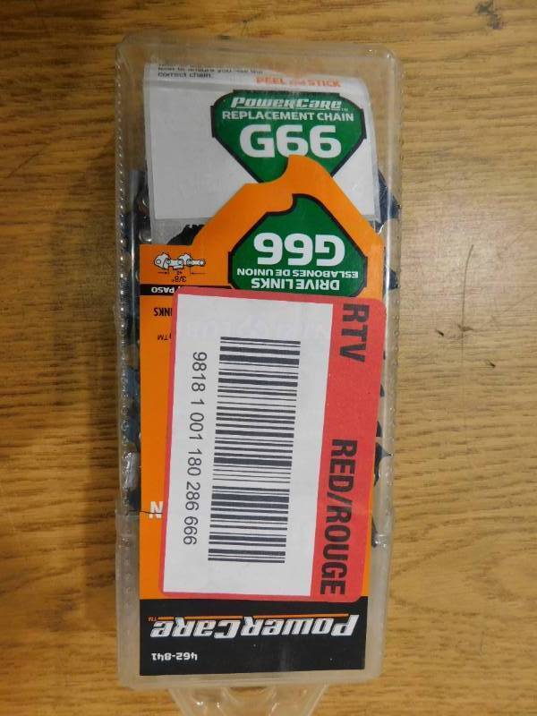 lot 61 image: G66 Zip-Pack Chainsaw Chain opened box