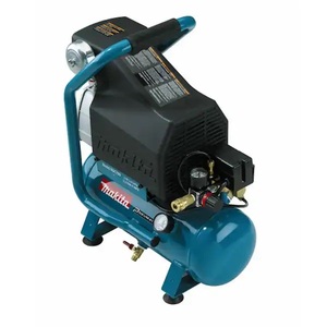 lot 3 image: NEW - Makita 2.6 Gal. 2 HP Portable Electrical Hot Dog Air Compressor