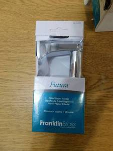 lot 31 image: (6) Franklin Brass Futura Toilet Paper Holder in Chrome