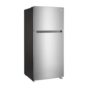 lot 85 image: New - VISSANI 18 cu. ft. Top Freezer Refrigerator in Stainless Steel Look
