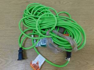 lot 84 image: Husky 50 ft. 162 IndoorOutdoor Extension Cord, Green