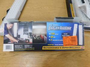 lot 101 image: (2) Bell  Howell Super Bright Portable Rechargeable 60 Integrated LED White Light Bar