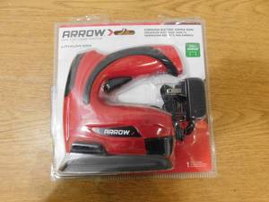 lot 142 image: New - Arrow Cordless Electric Staple Gun