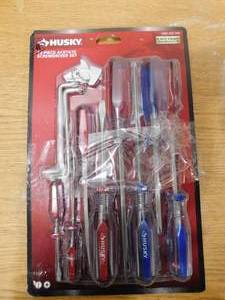 lot 143 image: Husky Variety Screwdriver Set (11-Piece)