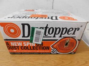 lot 144 image: Dustopper High Efficiency Cyclonic Dust Separator, 12 in. Dia with 2.5 in. hose, 36 in. long, with 2 Sweep Elbows