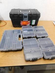 lot 146 image: (6) Tools box  parts trays