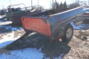 lot 24 image: Dodge pick up trailer conversion