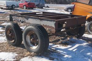 lot 29 image: dual axle rear end frame