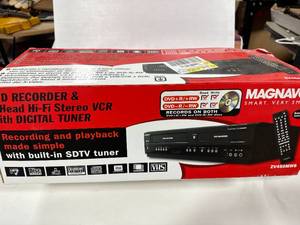 lot 74 image: Magnavox ZV450MW8 VCR with Digital Tuner