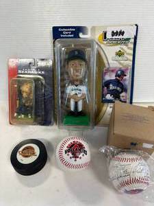 lot 97 image: Misc. Sports Collectibles Lot