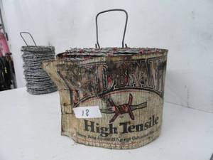 lot 18 image: Galvanized Barbwire