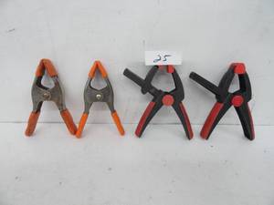 lot 25 image: 4- Spring Clamps