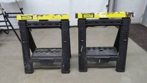 lot 42 image: Sawhorses Stanley