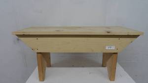lot 49 image: Wooden bench