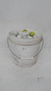 lot 51 image: Bucket of golf balls