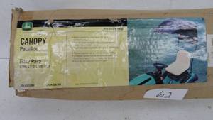 lot 62 image: John Deere sun canopy New in Box