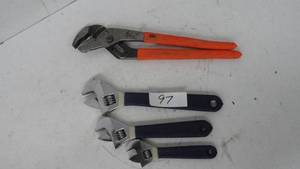 lot 97 image: Adjustable wrenches Plyer