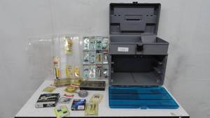 lot 120 image: Plano Guide series tacklebox and tackle