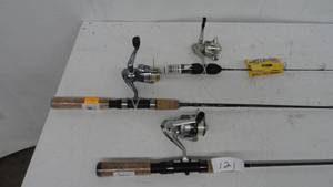 lot 121 image: 3- Rods & Reels