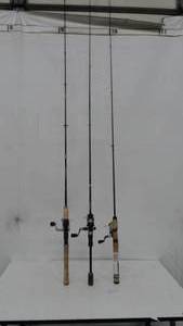 lot 122 image: 3- Rods and reels
