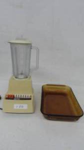 lot 180 image: Blender  Glass pan