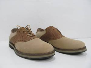 lot 15 image: Brand New Pair of Quality G.H. BASS & Co. Mens Saddle Oxford Shoes - Size 8.5D