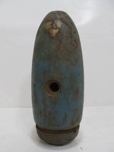 lot 42 image: Heavy Orig Vintage WW2 Training Dummy Bomb