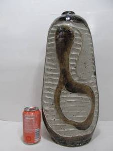 lot 93 image: Very Nice LARGE Signed Art Pottery Stoneware Sculpture