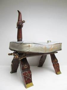 lot 182 image: Vintage Moroccan Ship of The Desert Camel Saddle
